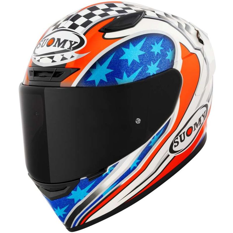 Casco Moto Integrale TRACK-1 TROY BAYLISS REPLICA 2002 taglia XL