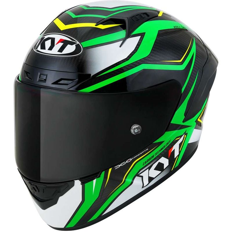 Casco Moto Integrale Racing NZ-RACE Carbon Stride Verde taglia XL