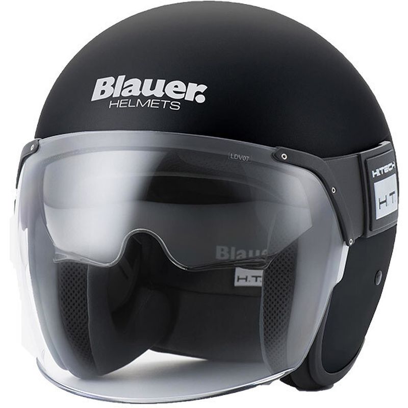 Casco Moto Jet Pod 06 Mono Nero Opaco taglia XS