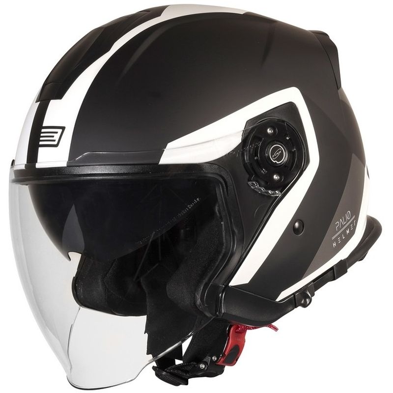 Casco Moto Jet Doppia Visiera PALIO 2.0 Techy Bianco taglia M