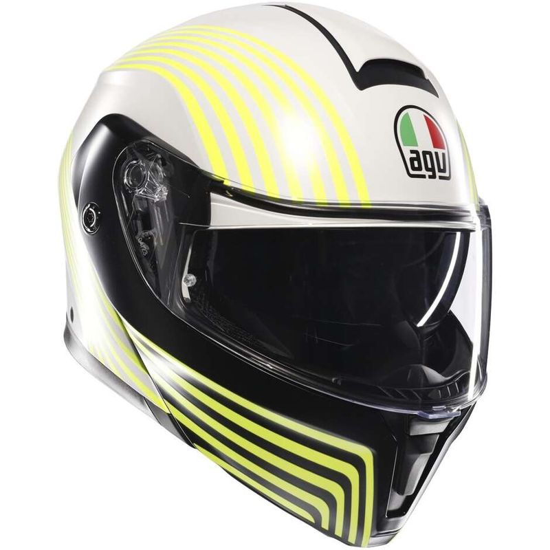 Casco Moto Modulare STREETMODULAR ISEO Opaco Bianco Nero taglia M