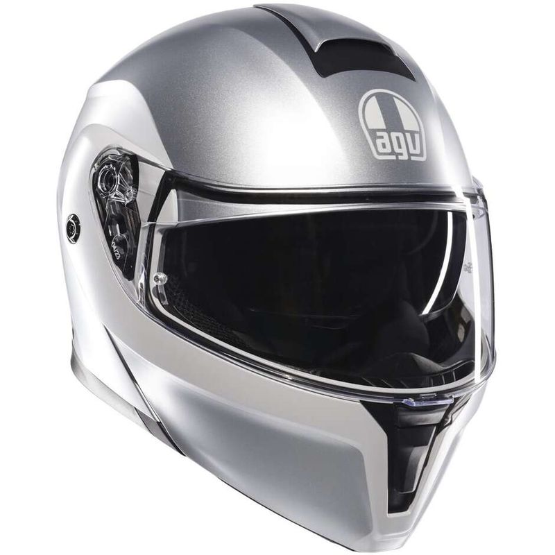 Casco Moto Modulare STREETMODULAR LEVICO Grigio Chiaro O taglia L