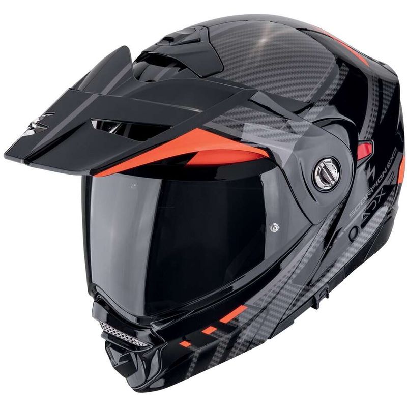 Casco Moto Modulare Adventure P/J ADX 2 LEWIS Nero taglia S