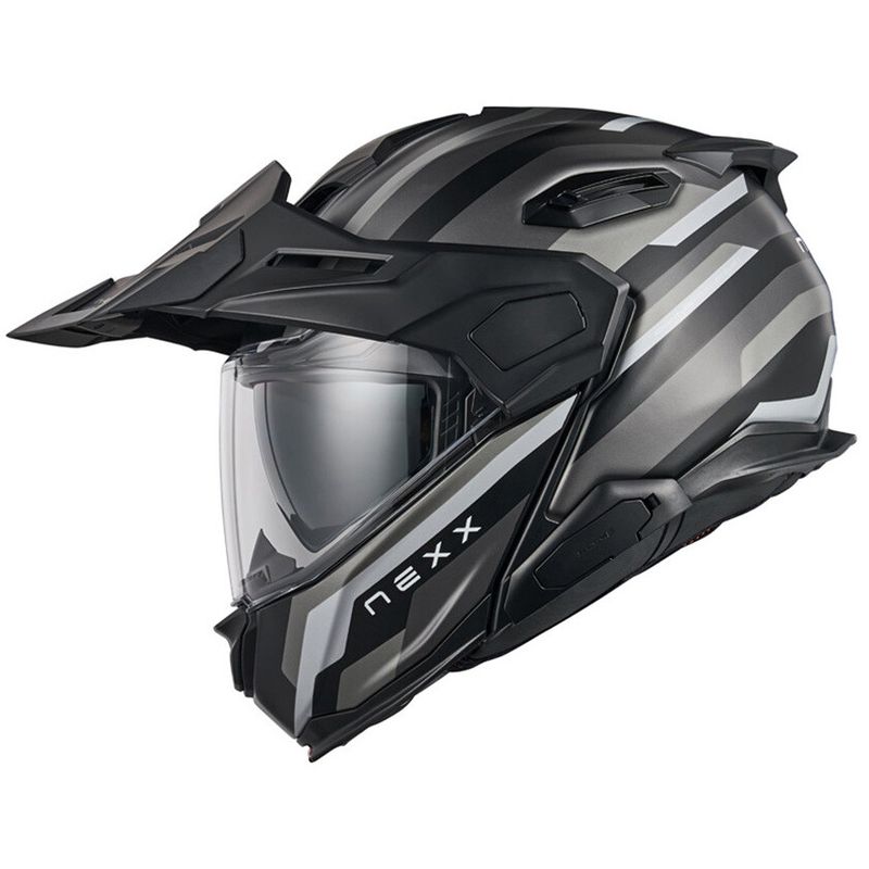 Casco Moto Modulare X.Lifecountry Westbound Nero Grigio taglia M