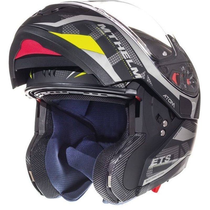 Casco Moto Modulare Omologato P/J Mt Helmet ATOM sv Divergen taglia XS