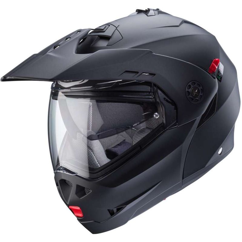 Casco Moto Modulare Omologato P/J TOURMAX X Nero Opac taglia L
