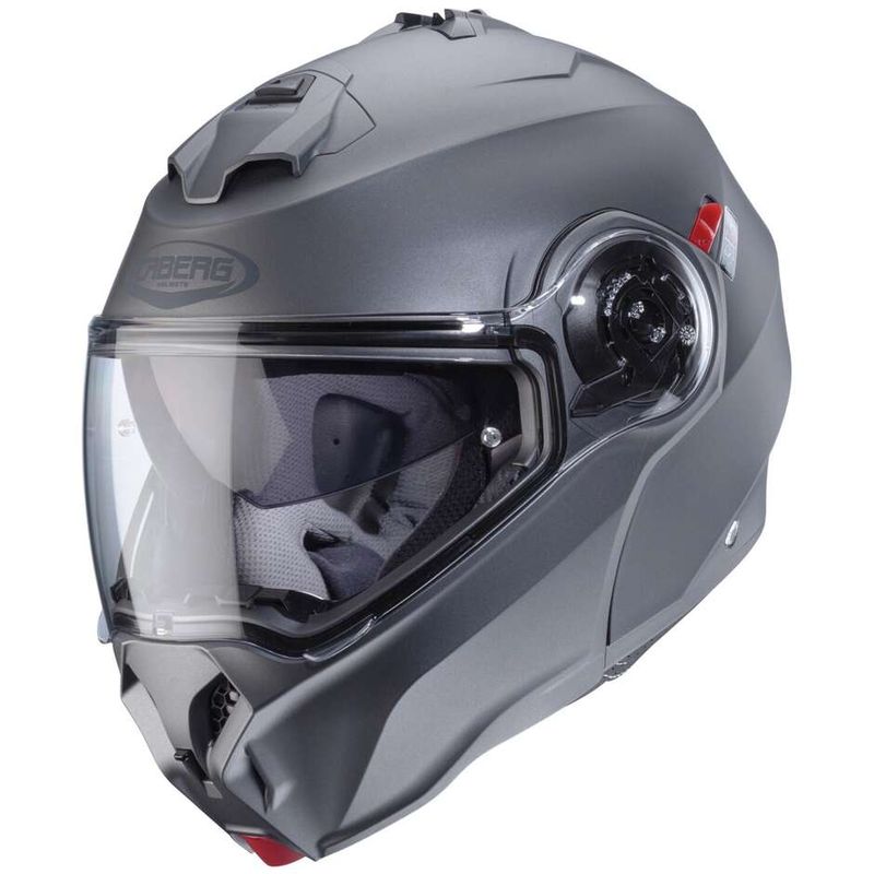 Casco Moto Modulare Omologato P/J DUKE EVO Grigio Opa taglia M