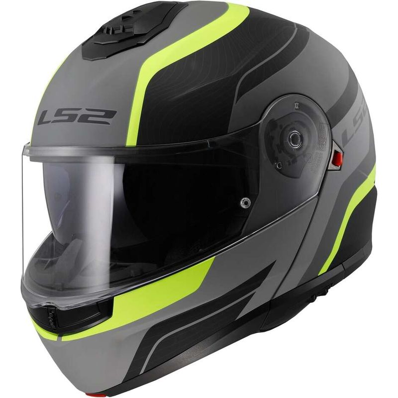 Casco Moto Modulare P/J FF908 STROBE II MONZA Nero Opaco taglia 2X