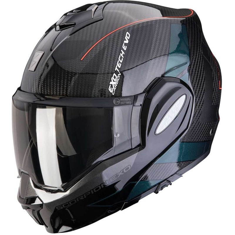 Casco Moto Modulare P/J EXO-TECH EVO CARBON CAD Ner taglia M