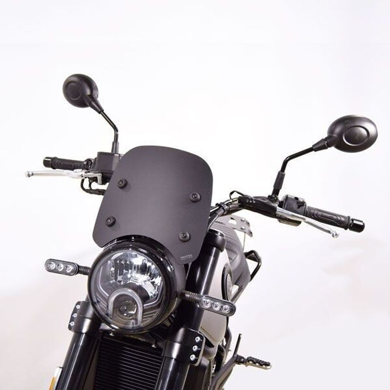 Cupolino Basso Benelli Leoncino 500 Nero Opaco taglia unica