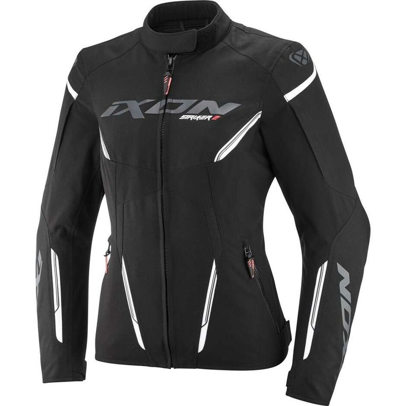 Giubbotto Moto Donna STRIKER 2 LADY Nero Bianco taglia S