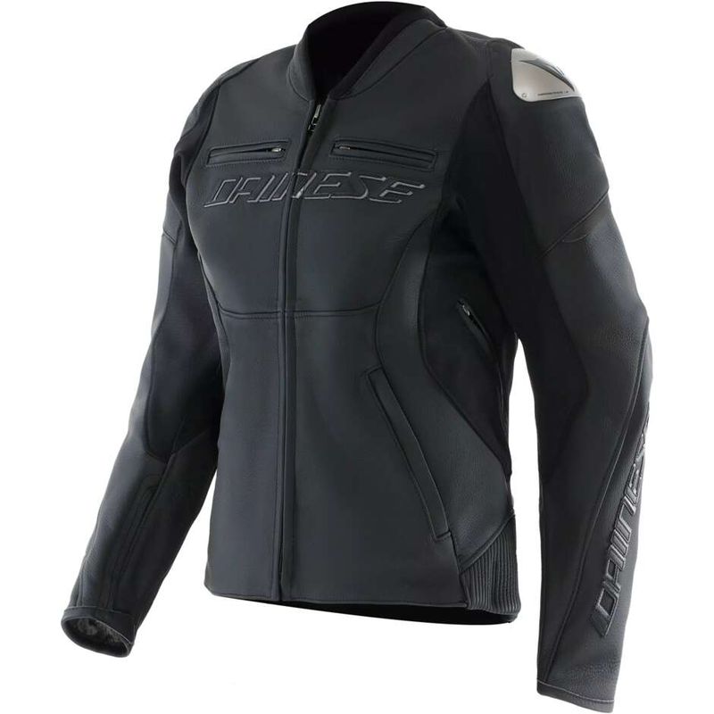 Giubbotto Moto Donna Pelle RACING 5 WMN # Nero taglia 44