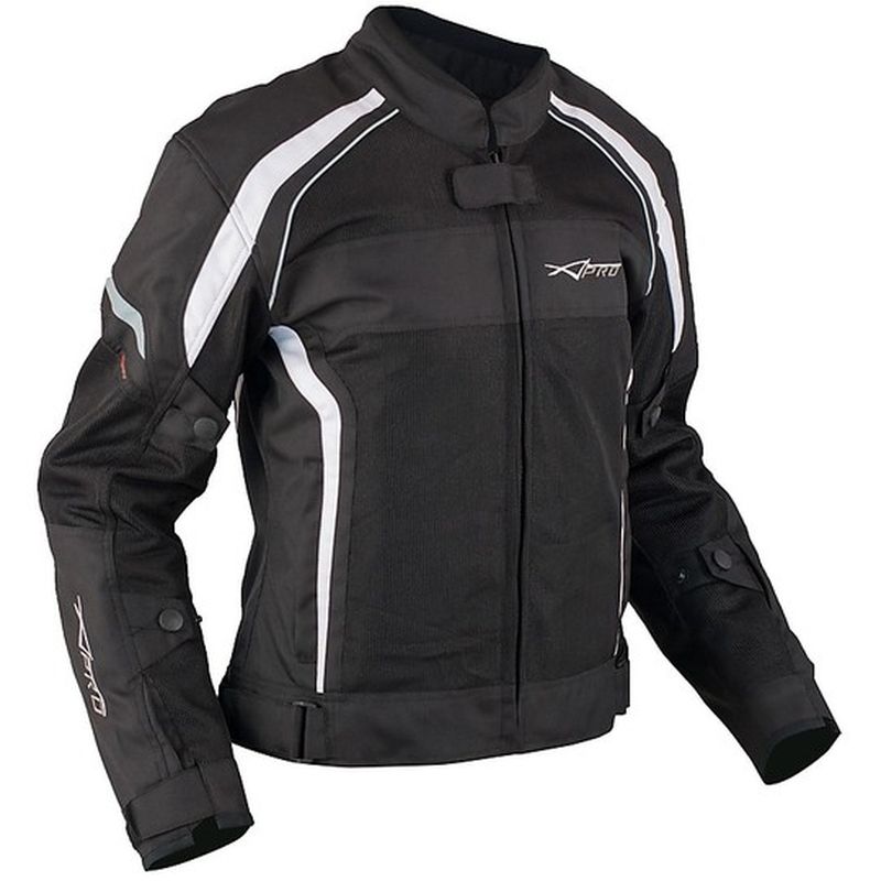 Giubbotto Moto In Tessuto A-Pro Sport Peak Lady White taglia S
