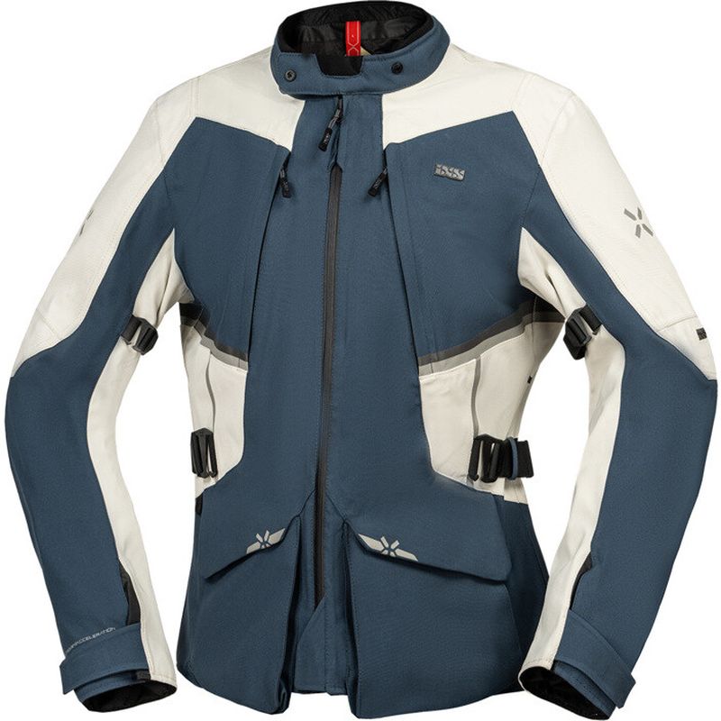 Giubbotto Moto Tourster-STX 1.0 Laminato Blu - Grigio Fr taglia M