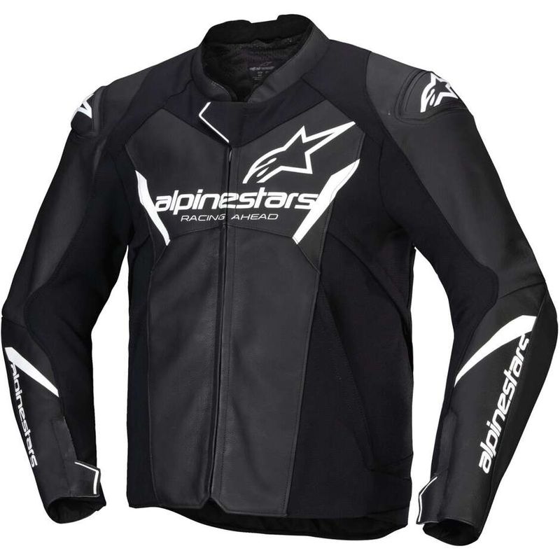 Giubbotto Moto Pelle FASTER V3 Nero Bianco taglia 54
