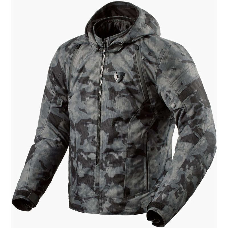 Giubbotto Moto FLARE 3 H2O Mimetico Grigio Scuro taglia 3XL