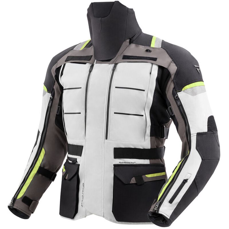 Giubbotto Moto CUBBY V Nero Grigio Fluo Giallo taglia S