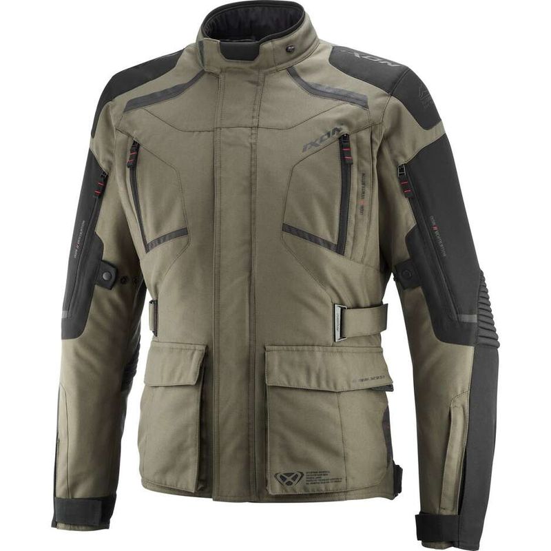 Giubbotto Moto Touring MIDGARD Kaki Nero taglia M