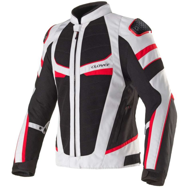 Giacca Moto RAINJET 3 WP Rosso Nero Bianco taglia L