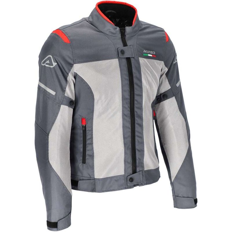 Giacca Moto Donna 3 Strati CE ON ROAD RUBY LADY Grig taglia L