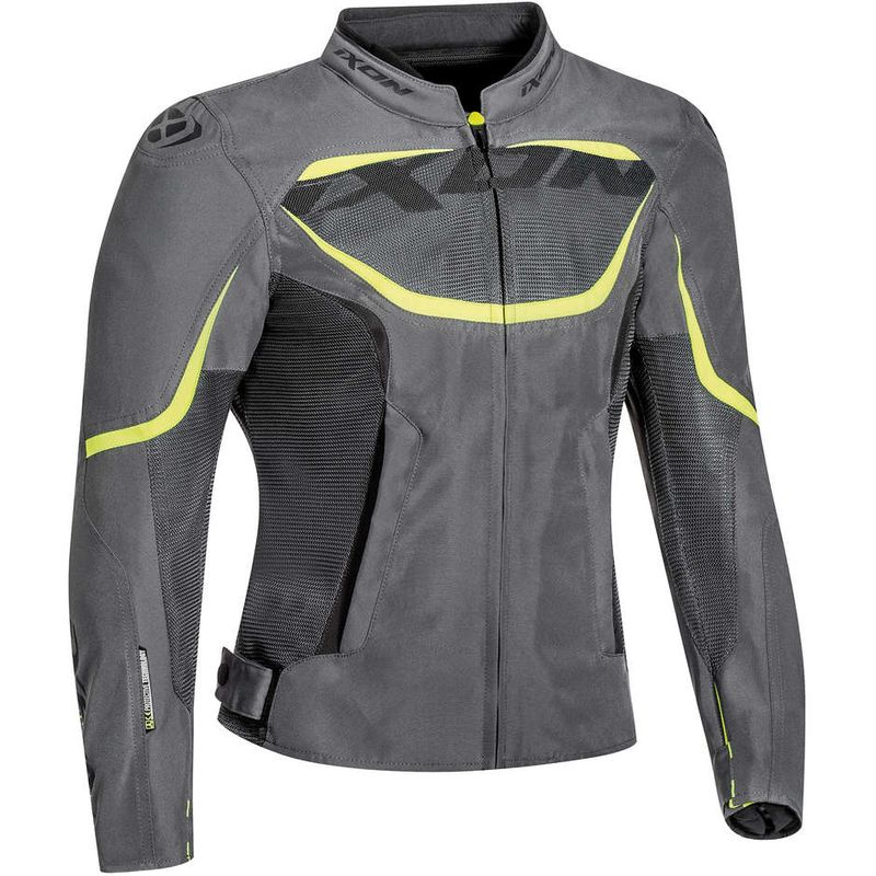 Giacca Moto In Tessuto Lady Sprinter Air Grigio Giallo taglia XL