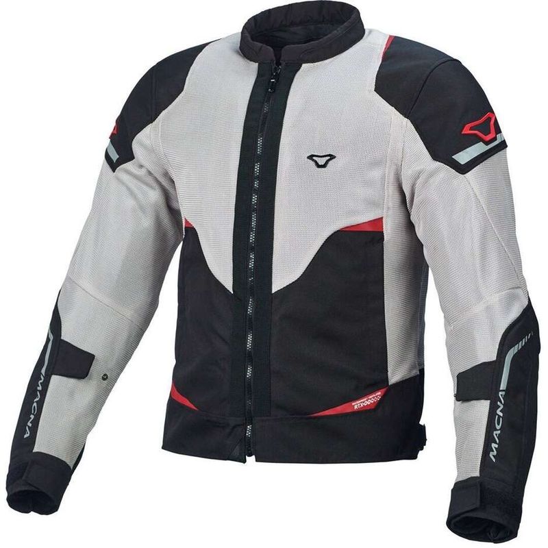 Giacca Moto Hurracage Light Grigio Nero Rosso taglia S