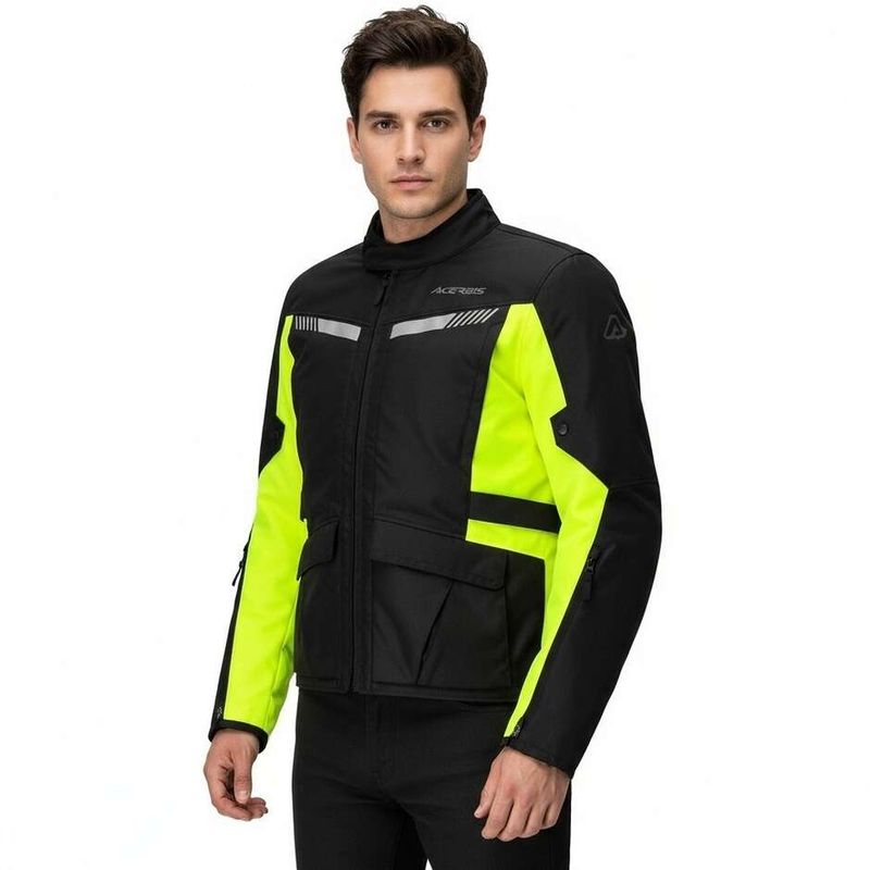 Giacca Moto Touring X-TRAIL Triplo Strato Nero Giall taglia L