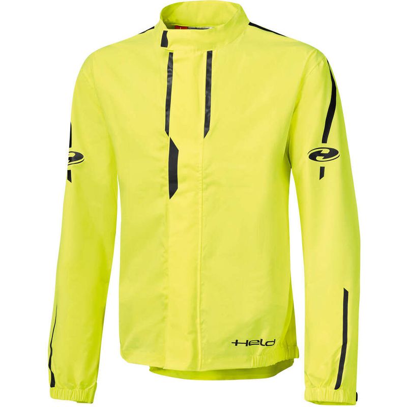Giacca Antipioggia Moto Rainstorm Top Giallo Fluo Nero taglia 5XL