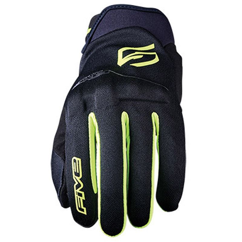 Guanti Moto GLOBE EVO Nero Giallo Fluo taglia XL