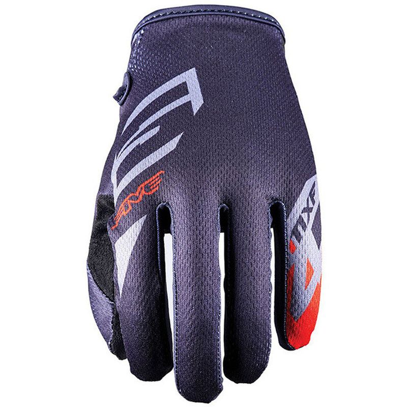 Guanti Moto MXF4 SCRUB Grigio Rosso Fluo taglia S