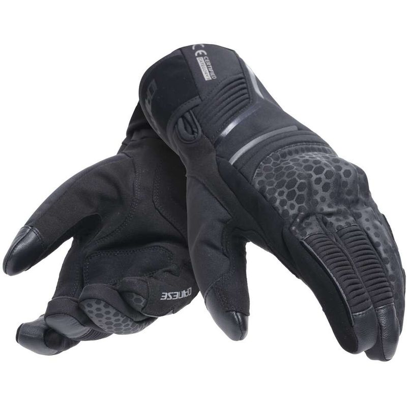Guanti Moto Invernali TEMPEST 2 D-DRY SHORT Nero taglia S