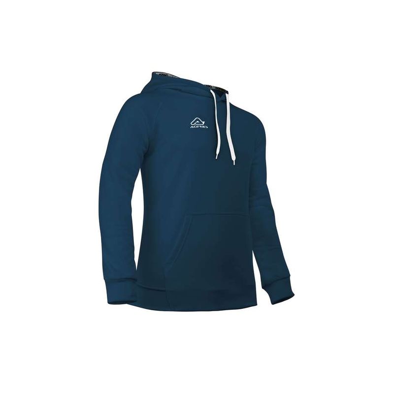 Felpa Casual Con Cappuccio EASY Blu Navy taglia 2XL