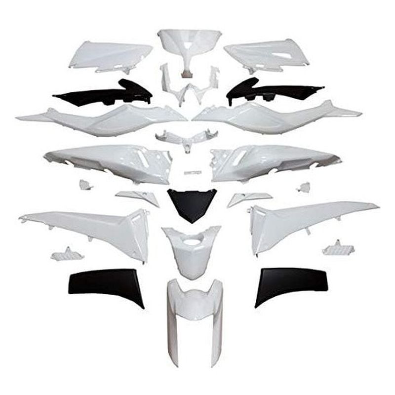 Kit Carene per Yamaha T-MAX 530 (2015-16) Bianco 29 PZ. taglia uni