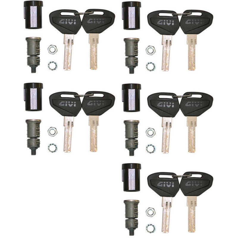 Kit Unificazione Chiavi Security Lock SL105 per 5 valig taglia un