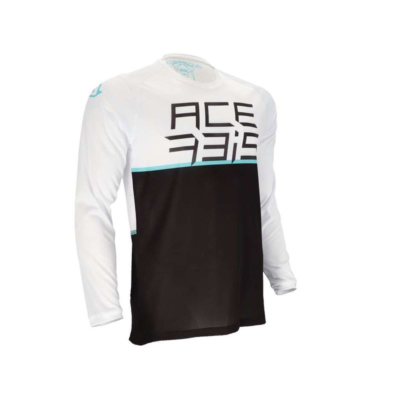 Maglia Moto Cross Enduro / MTB RAZORCREST Nero Bianc taglia M