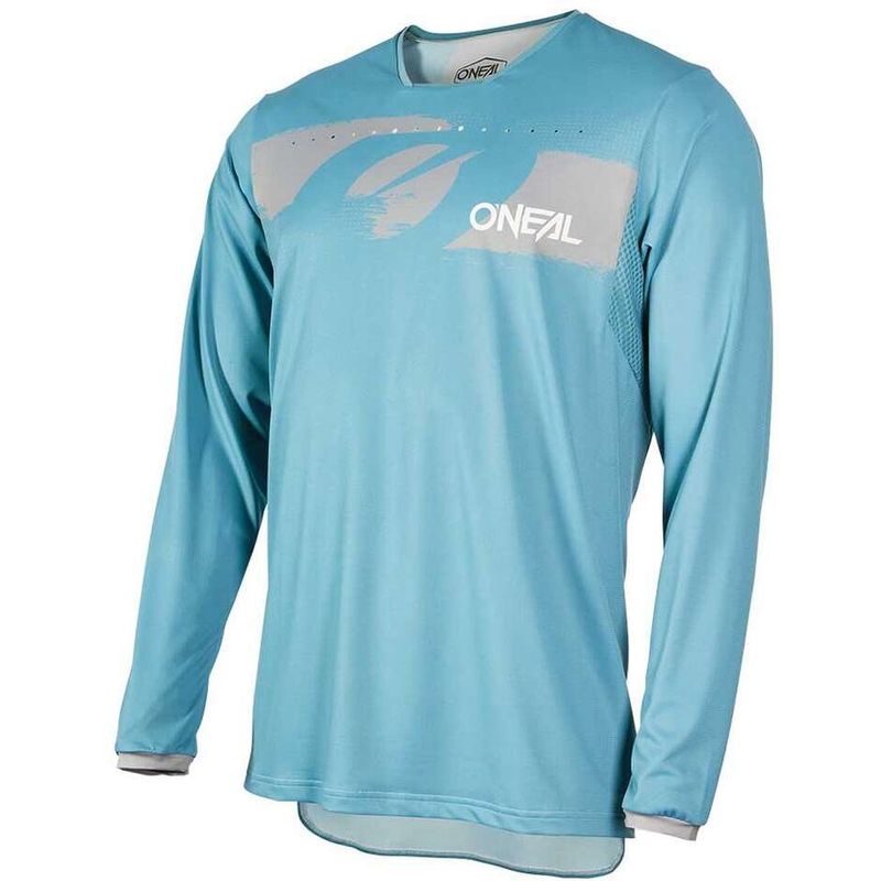 Maglia Moto Cross Enduro Mtb ELEMENT FR HYBRID Blu Ghi taglia XL