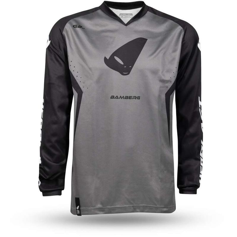 Maglia Moto Cross BAMBERG Nero Grigio taglia S