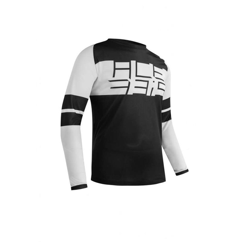 Maglia Bici Mtb eBike Speeder Nero Bianco taglia L