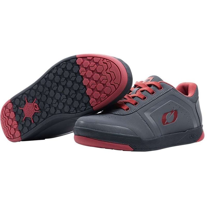 Scarpe Bici Mtb Ebike Pinned Flat Pedal V.22 Grigio Ro taglia 41