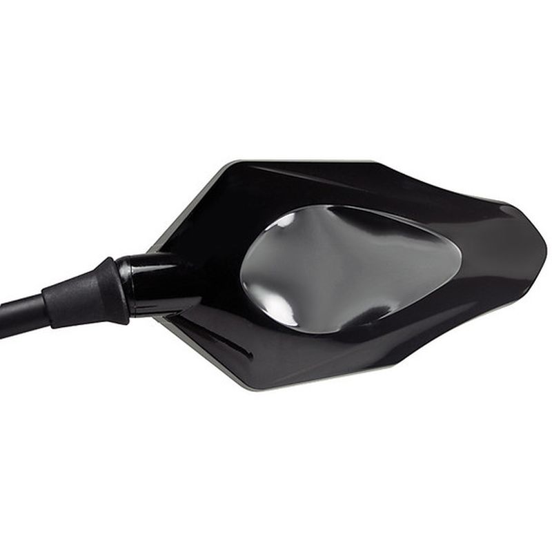 Specchio moto Retrovisore Rudy Nero Lucido Passo 10 Om taglia un