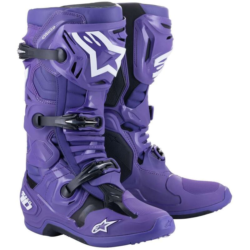Stivali Moto Cross Enduro TECH 10 Nero Ultraviol taglia 11