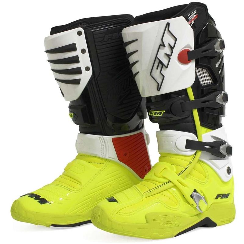 Stivali Noto Cross Enduro TYPHOON 3 Nero Bianco Gi taglia 45