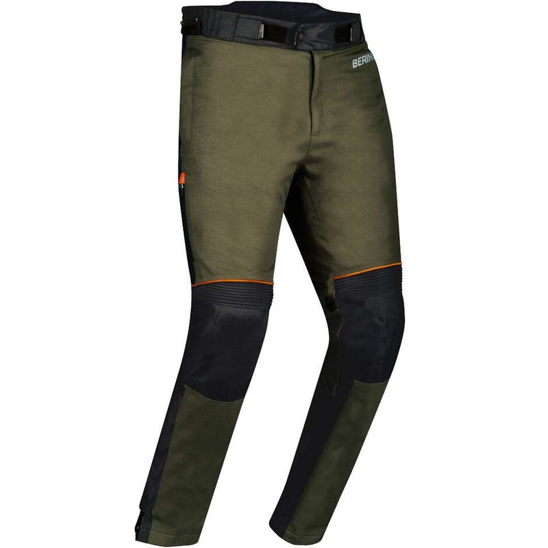 Pantaloni Moto ZEPHYR Nero Kaki Arancio taglia L