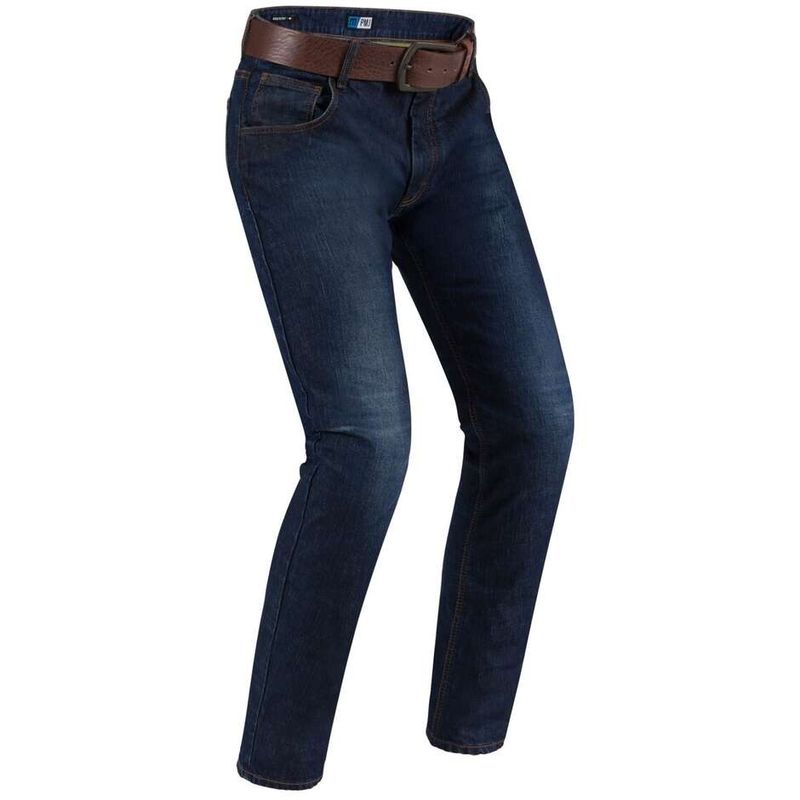 Pantaloni Jeans Moto Omologati DEUX Worker Blu Allungati taglia 32