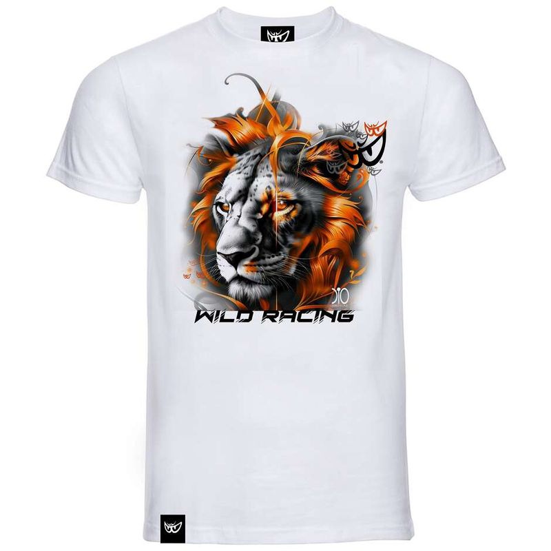 T-Shirt 2.0 Bianca 2026 Wild Racing Arancio taglia 2XL