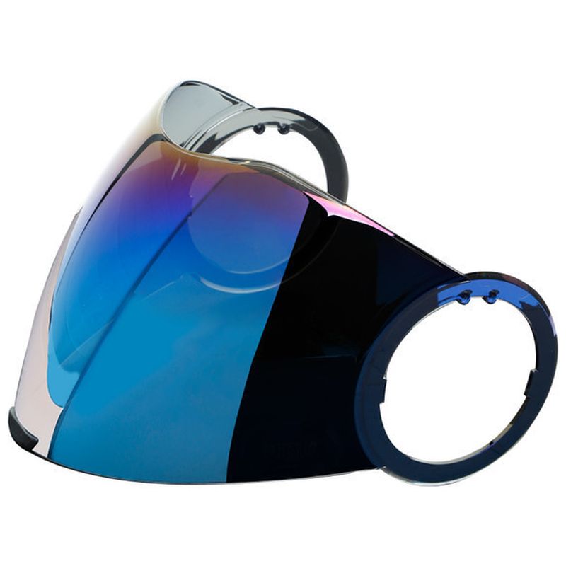 Visiera Blu Antigraffio Modello CITY 18-1 per Casco FLUI taglia un