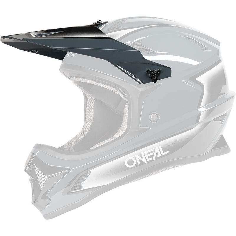 Visiera O'NEAL Per Casco Integrale MTB SONUS SLICK Nero Grig taglia L