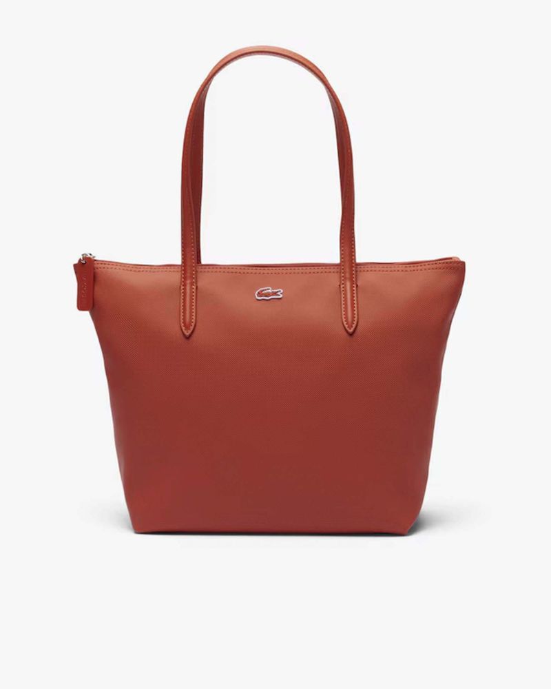 Shopping bag piccola L.12.12 Concept in mini piquè arancione