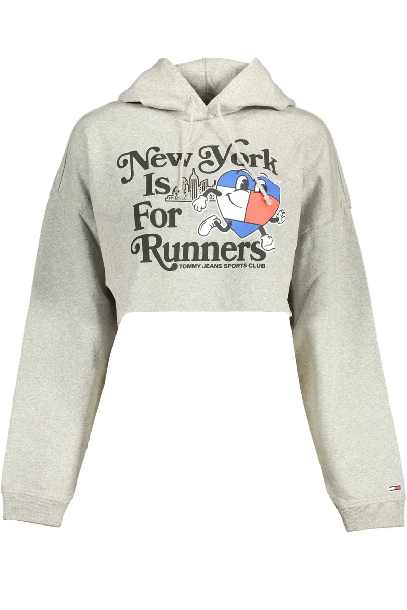 Damen Kapuzen-Sweatshirt Grau DW0DW14872_GRIGIO_PJ4