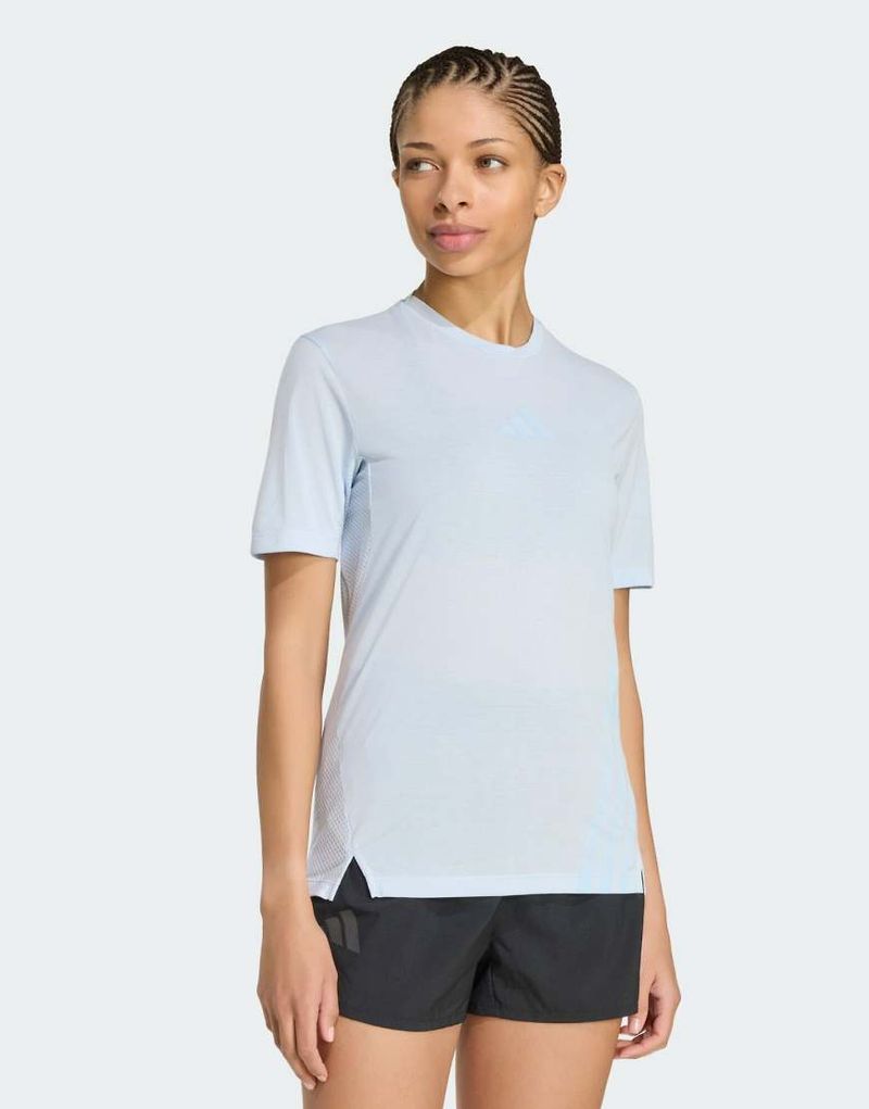 Performance - Terrex Xperior Climacool+ - T-Shirt in Crystal Sky-Blau Blau XS